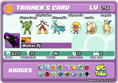 Walker Rj Card otPokemon.com