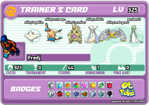 Fredj Card otPokemon.com