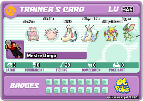 Mestre Diego Card otPokemon.com