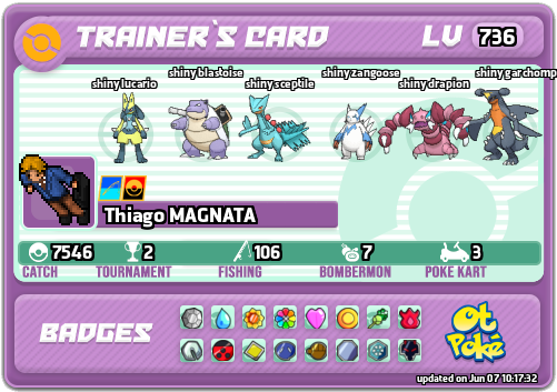 Thiago MAGNATA Card otPokemon.com