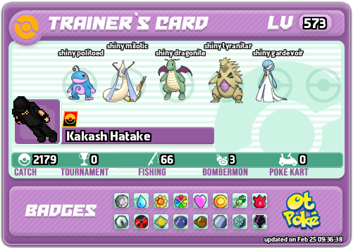 Kakash Hatake Card otPokemon.com