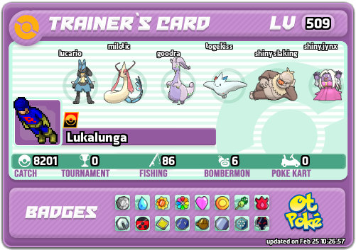 Lukalunga Card otPokemon.com