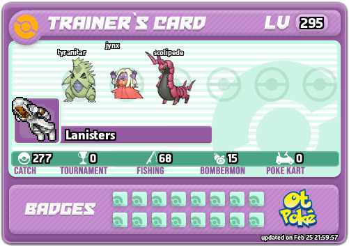 Lanisters Card otPokemon.com