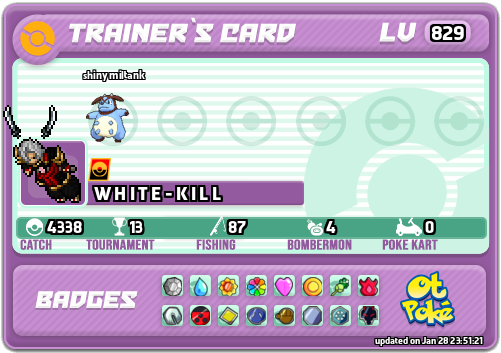 W H I T E - K I L L Card otPokemon.com