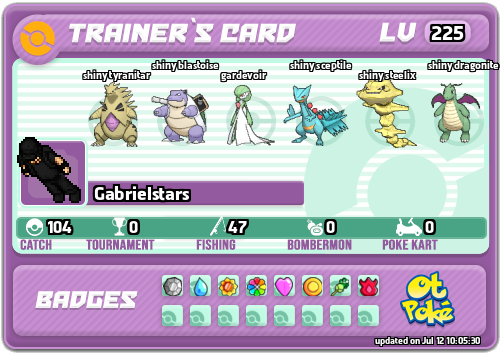 Gabrielstars Card otPokemon.com