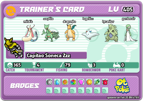 Capitao Soneca Zzz Card otPokemon.com