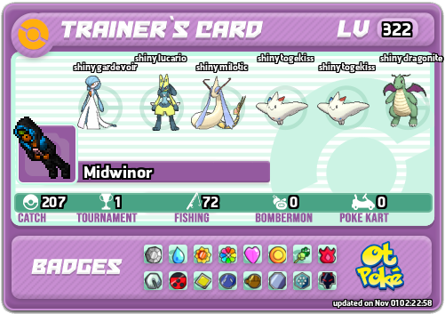 Midwinor Card otPokemon.com