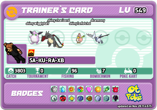 SA-KU-RA-XB Card otPokemon.com