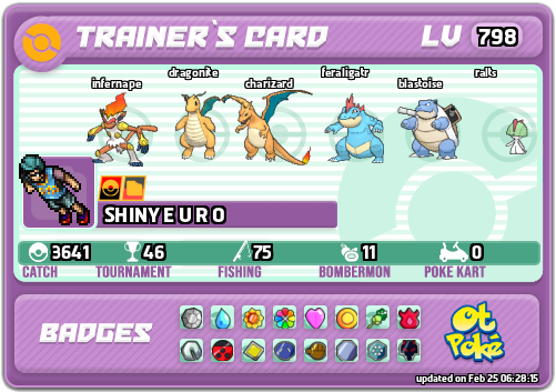 SHINY E U R O Card otPokemon.com