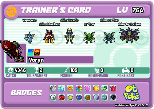 Voryn Card otPokemon.com