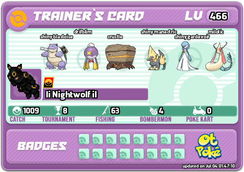 Ii Nightwolf iI Card otPokemon.com