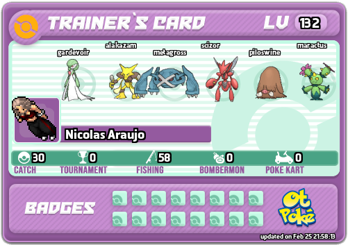 Nicolas Araujo Card otPokemon.com