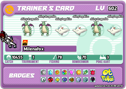 Milenafox Card otPokemon.com