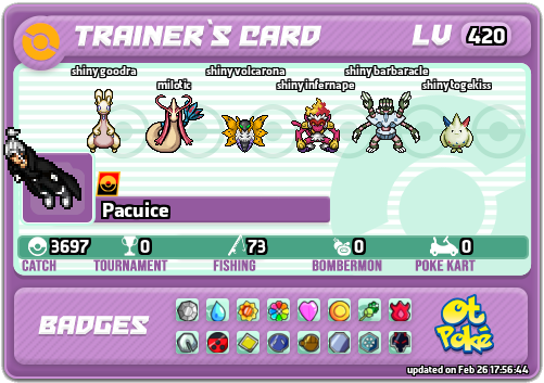 Pacuice Card otPokemon.com