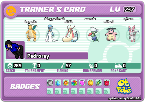 Pedroray Card otPokemon.com