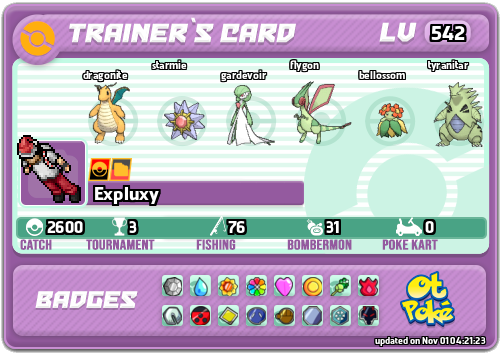 Expluxy Card otPokemon.com