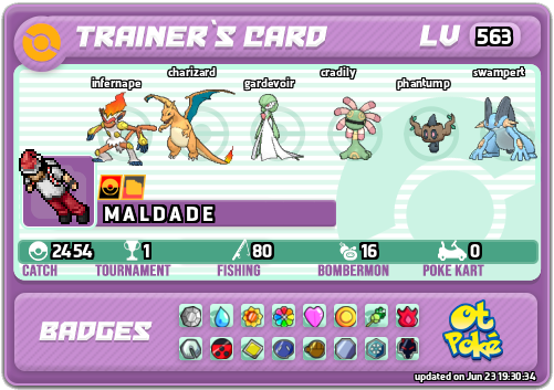 M A L D A D E Card otPokemon.com