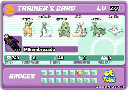 Mlkembrazado Card otPokemon.com