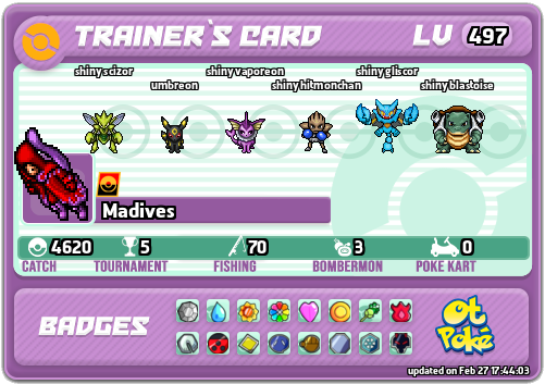 Madives Card otPokemon.com