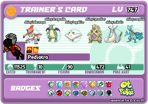 Pediotro Card otPokemon.com