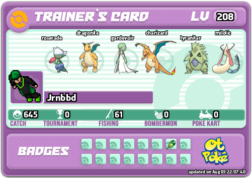 Jrnbbd Card otPokemon.com