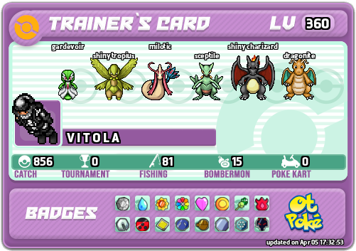 V I T O L A Card otPokemon.com
