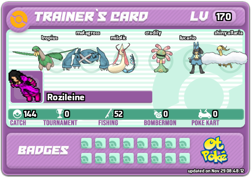 Rozileine Card otPokemon.com