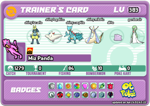 Miz Panda Card otPokemon.com