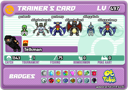 Telkman Card otPokemon.com