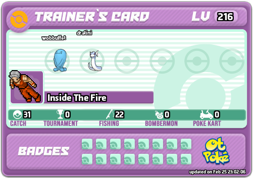 Inside The Fire Card otPokemon.com