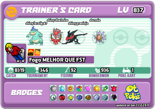 Fogo MELHOR QUE FST Card otPokemon.com