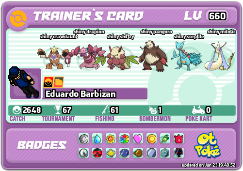 Eduardo Barbizan Card otPokemon.com