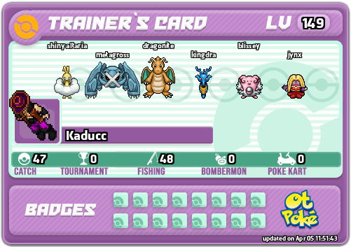 Kaducc Card otPokemon.com