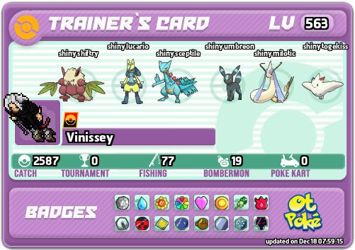 Vinissey Card otPokemon.com