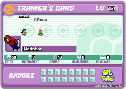 Metinhar Card otPokemon.com