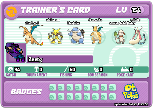 Zeetg Card otPokemon.com