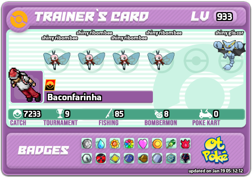 Baconfarinha Card otPokemon.com