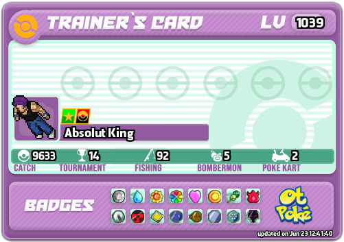 Absolut King Card otPokemon.com