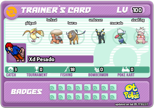Xd Pesado Card otPokemon.com