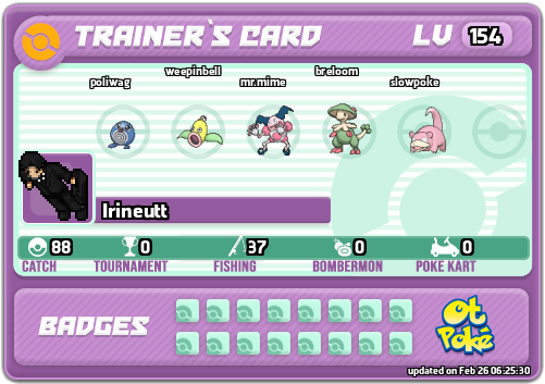 Irineutt Card otPokemon.com