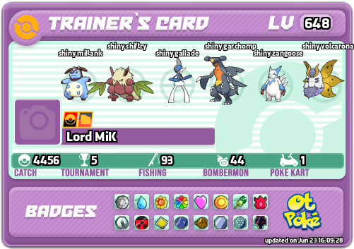 Lord MiK Card otPokemon.com