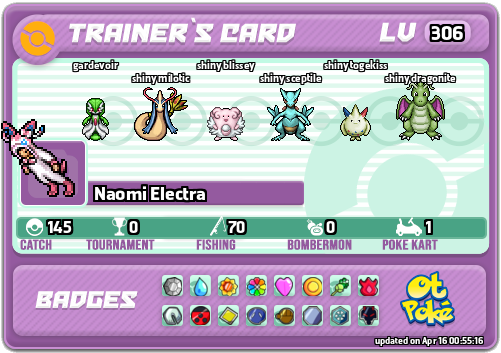 Naomi Electra Card otPokemon.com