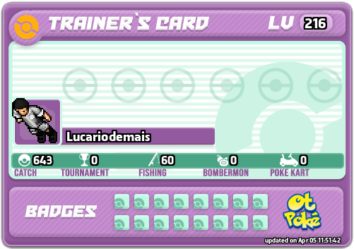 Lucariodemais Card otPokemon.com