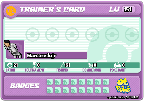 Marcosedujr Card otPokemon.com