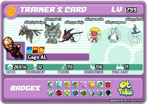 Gago AL Card otPokemon.com