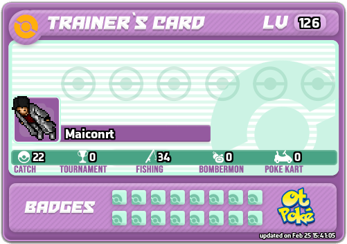 Maiconrt Card otPokemon.com