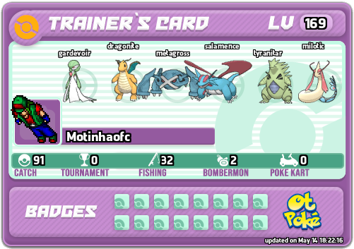 Motinhaofc Card otPokemon.com