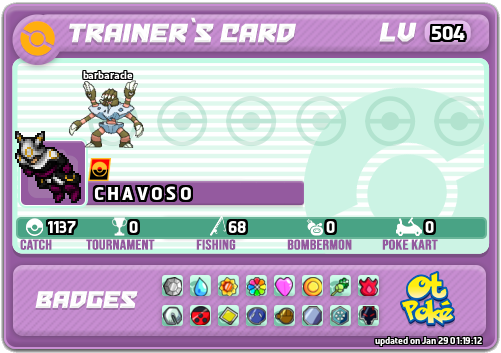 C H A V O S O Card otPokemon.com