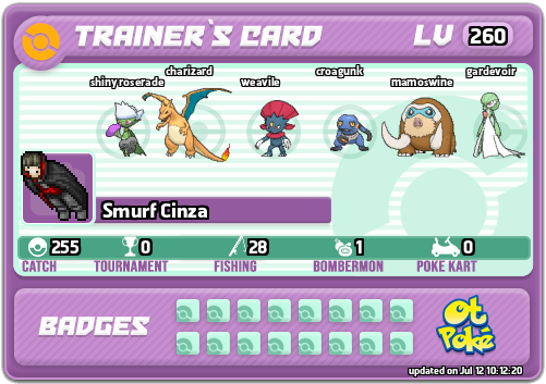 Smurf Cinza Card otPokemon.com