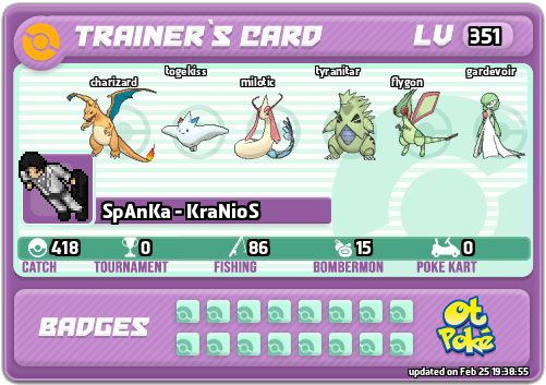 SpAnKa - KraNioS Card otPokemon.com